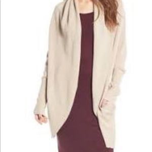 Shawl cardigan with pockets